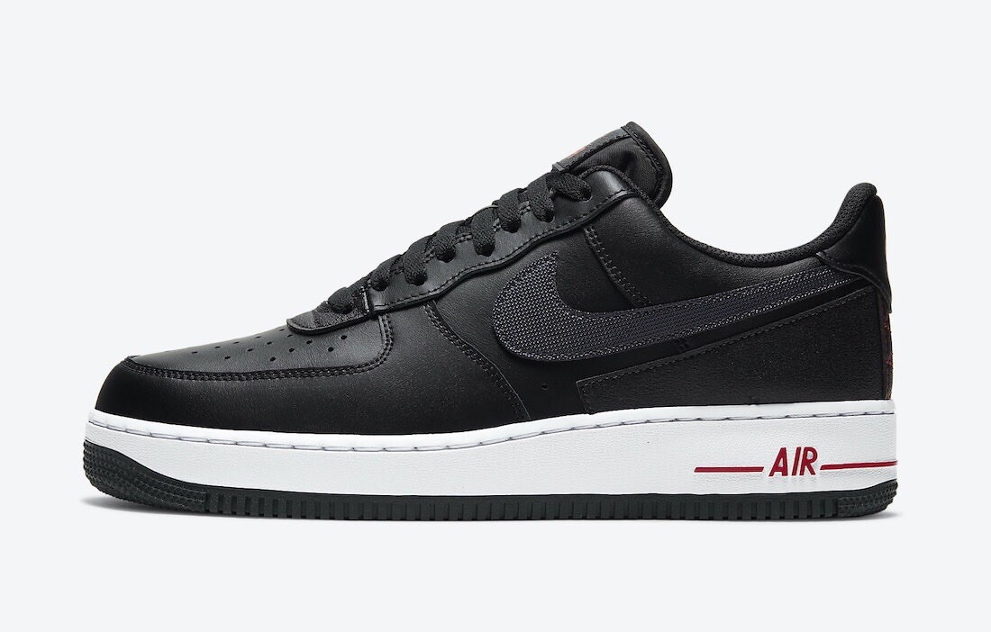 Nike Air Force 1 Technical Stitch Bred Black DD7113-001 MENS Size