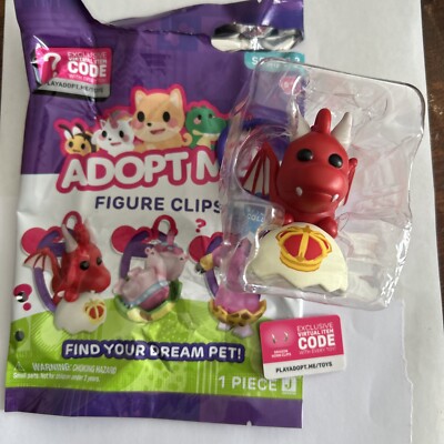 Adopt Me! Mystery Pets Figure Clip Blind Bag w Exclusive Code Legendary Dragon