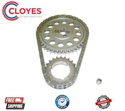 Cloyes Timing Set 9-3145B; Hex-A-Just True Double Roller for Chevy 305-350 SBC