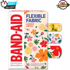Band-Aid Brand Flexible Fabric Adhesive Bandages, Comfortable Flexible...