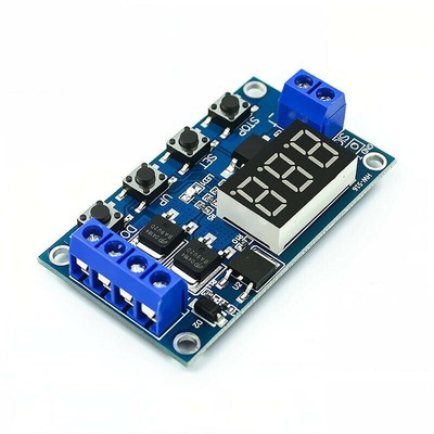   12V 24V Dual MOS, Multi function Delay Relay Trigger Cycle Delay Switch Timer 