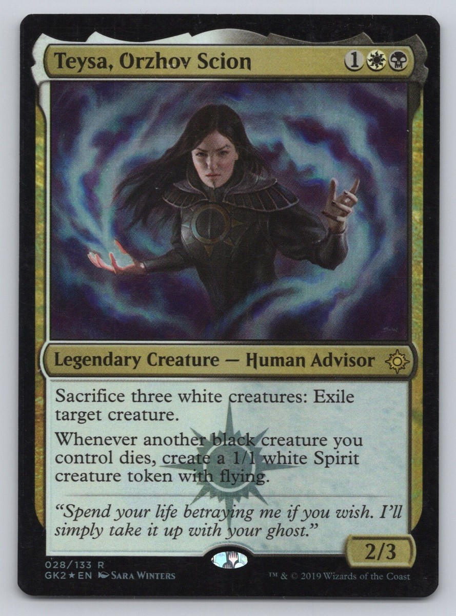 MTG Bling - Foil - Teysa, Orzhov Scion - Ravnica Allegiance: Guild