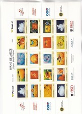 TIMBRE Autriche PM FEUILLE 20 TIMBRES ART IVANE CHARGEMENT -L'art fait des...