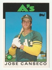 JOSE CANSECO 1986 TOPPS TRADED #20T / ROOKIE RC / OAKLAND A'S ATHLETICS