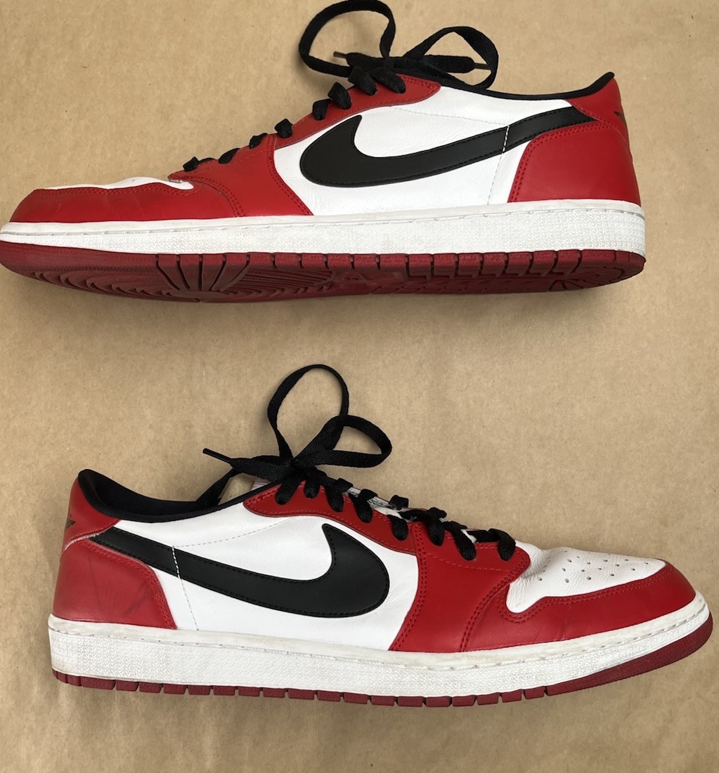 Nike Jordan 1 Retro Low OG 'Chicago' 2016 Men's 15 705329-600 | eBay