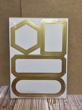 Stampin' UP FOILED FRAMES LABELS Ephemera Pack 6 SHEETS TAGS