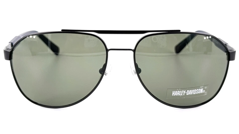 Harley Davidson HD0933X Mens Metal Aviator Sunglass 02P Matte Black 60-16 - Image 3 of 4