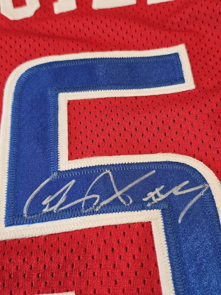 Caron Butler Autographed/Signed Jersey PSA/DNA COA Red Custom Jersey  - Image 2 of 4