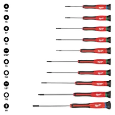 Precision Combination Screwdriver Set (10-Piece)