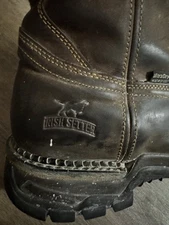 Mens Irish Setter Steel Toe Water Proof Work Boots Size 13 Brown Leather 83906