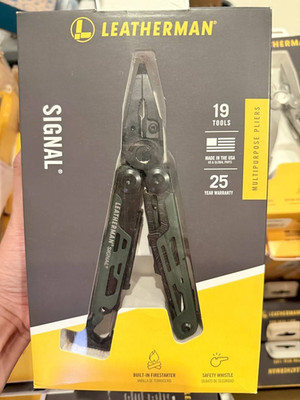 Leatherman Signal Multitool Fire Starter Black Topo Blade | New in Box