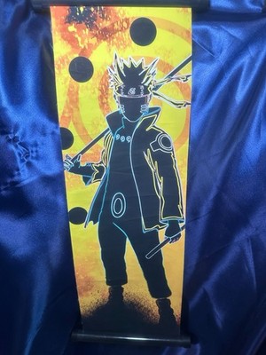 Naruto Shippuden Six Paths Sage Mode Wall Scroll Anime Hanging Banner Decor 6x17