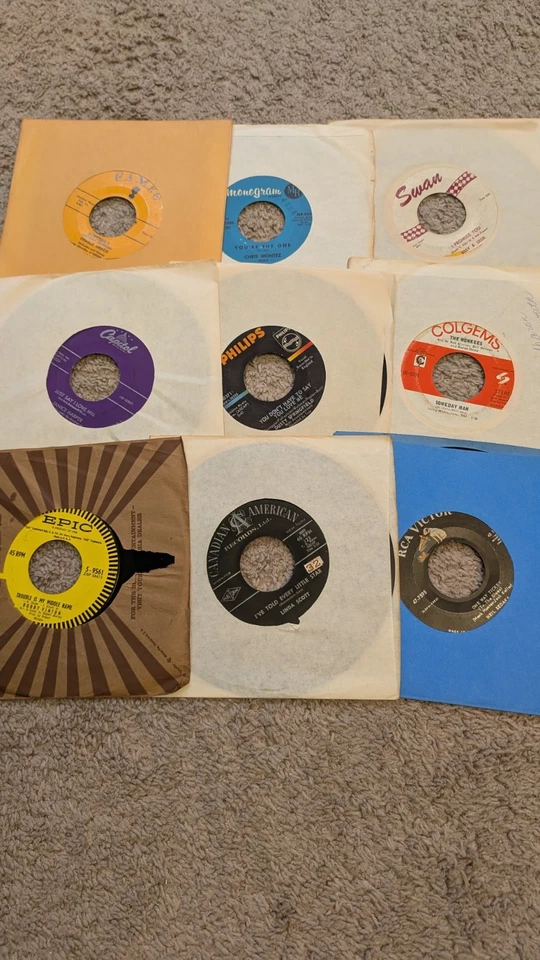 57 50s 60s 70s Pop Doo Wop Rock 45s Rpms Angels Gene Pitney Mindbenders Dovells Foto 3 de 4