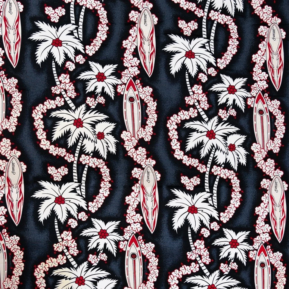 For Volkswagen Jetta 19-24 Hawaiian 2nd Row Surf City Black Custom Seat Covers - Image 3 of 4