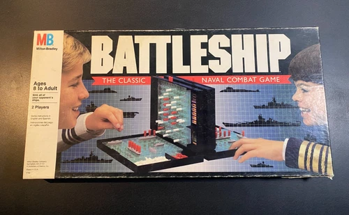 Milton Bradley Battleship Game Vintage 1990 In Original Box
