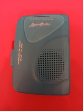 Portable Byron Statics Walkman AM/FM Radio Recorder Cassette Player KCS-315 Blue