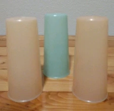 Vintage Tupperware Pastel Tumblers 12 Oz #115 Set Of 3