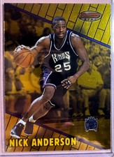 1999-00 Bowman's Best #54 Nick Anderson Sacramento Kings NBA Basketball