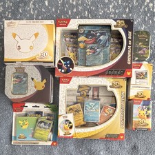 Pok mon 30th Sealed Lot ETB, Bundle, KO, tech, poster, ex box, mini/big tin