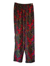 Vintage Victoria s Secret Gold Label Floral Lounge Pajama Pants Sz Small