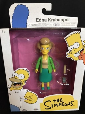 Jakks The Simpsons 5  Edna Krabappel Action Figure