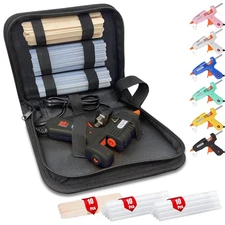 MONVICT 30W Mini Hot Glue Gun Kit, Fast Preheating with Black 