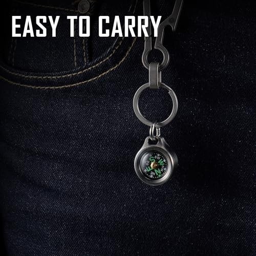 Aesthetic Mini Compass - Waterproof Pocket Compass for Hiking, Survival ...