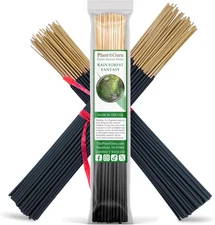 Rain Forest Fantasy Exotic Incense Sticks 11 Inch - Bulk 1 Bundle 45 to 50 Stick