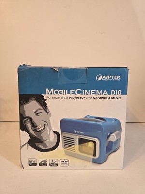 Aiptek MobileCinema D10 tragbarer DVD Projektor Karaoke Station NEU Originalverpackt