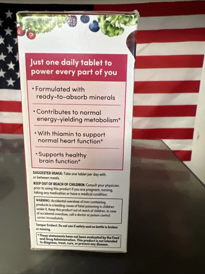 Multivitamínico diario Rainbow Light, alta potencia para mujer. 60 pestañas, caducidad 10/26 Foto 2 de 4
