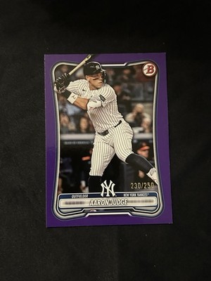 2026 Bowman Aaron Judge Purple /250