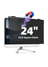 JEAPKA Magnetic Computer Privacy Screen 24 Inch Removable Anti Blue Light Glare