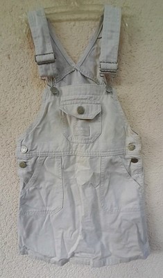 Latzkleid OshKosh B'gosh Größe 92 S Beige Baumwolle Verstellbar