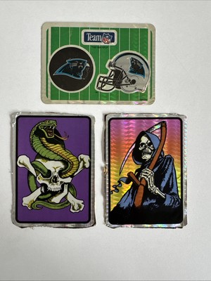 3 VTG Vending Machine Prism Stickers - Grim Reaper, Skull Cobra, Panthers 90s
