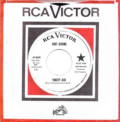 ATKINS, Chet  (Yakety Axe)  RCA 47-8590 = MINT VINTAGE PROMOTIONAL record