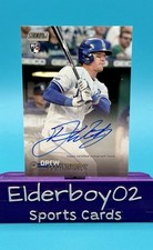 Drew Waters Auto Rookie On Card 2023 Topps Stadium Club Kansas City Royals. rookie card picture