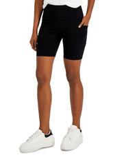 Hippie Rose Juniors' Cell-Pocket Bike Shorts Size XS