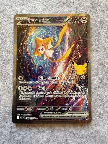 Jirachi SIR 155/128 30th Celebration Full Art Pokemon Card