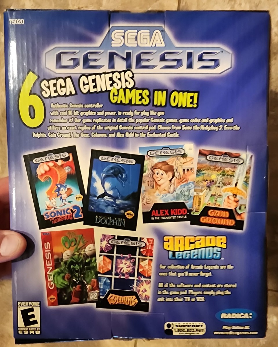 Arcade Legends Sega Genesis Volume II (TV game systems, 2005