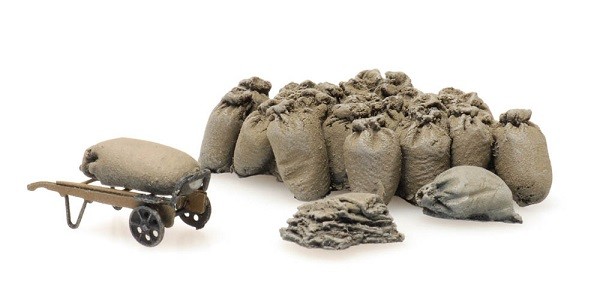 Artitec 387.450 - 1/87 / H0 Railway Freight: Linen Sacks with Wagon - New