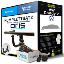 Für VW Caddy V Typ SBB , SBJ Anhängerkupplung abnehmbar +eSatz 13pol 20 - jetzt