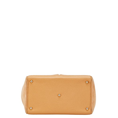 GUCCI Borsa a mano in camoscio beige vintage autentica dal Giappone - Foto 16 di 24