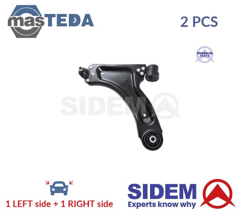 9876 LH RH TRACK CONTROL ARM PAIR FRONT SIDEM 2PCS NEW OE REPLACEMENT