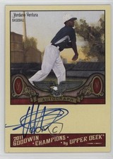 2011 Upper Deck Goodwin Champions Auto Yordano Ventura #A-YV Auto 4f5
