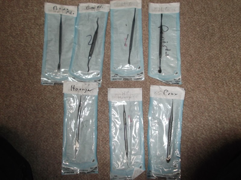 Dental/Oral Surgery Proximator/Bone Files/Periosteal/Hourigan(Woodson)Used