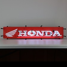 Honda Wing Racing Motorcycle  neon sign Dealership garage wall lamp light 2025