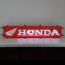 Honda Wing Racing Motorcycle  neon sign Dealership garage wall lamp light 2025