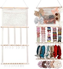 Headband Holder Hair Bows Organizer for Baby Girls Large Capacity Bow Holder ...