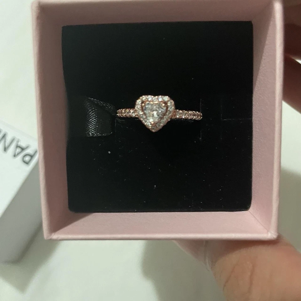  Rose Gold Pandora Ring (WITH BOX) - Image 2 of 2