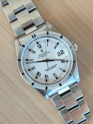Rolex Oyster Perpetual Date Uhr Ref. 15210 1995 Mov. 3135 Automatik 34mm